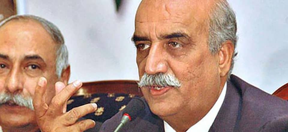 Chairman of the Public Accounts Committee, Khursheed Shah.