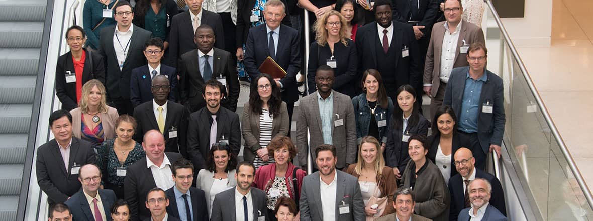 Participants at the GUAPO Working Group Meeting on September 27, 2017. AQA Delegates included Mr. MJ Nolan, AQA Treasurer, and Ms. Dorota Piotrowska, AQA Consultant.