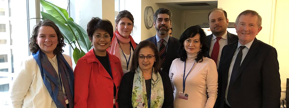 Pictured left to right: Ms. Kristen Cruzata, Development and Communications Officer, AirQualityAsia, Hon. Mercy Chriesty Barends, MP, Indonesia, Hon. Charlotte Marchandise-Franquet, Deputy Mayor, Rennes, France, Ms. Shazia Z. Rafi, President and Convenor