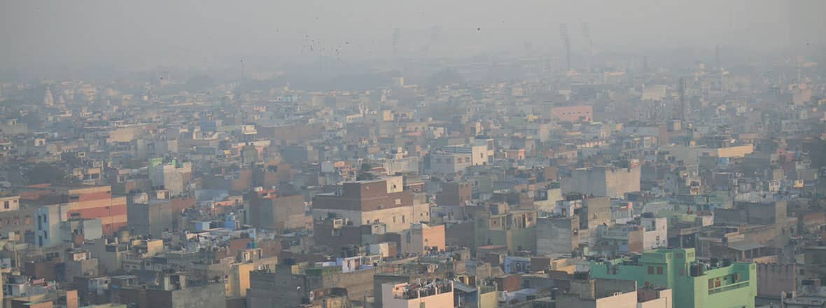 Air pollution in New Delhi. Photo: Jean-Etienne Minh-Duy Poirrier