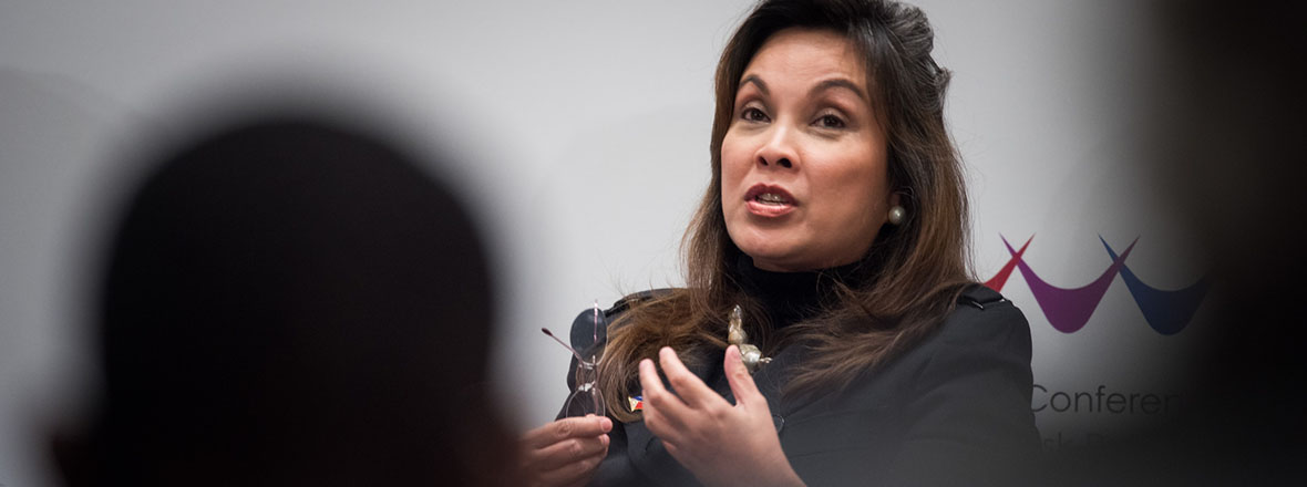 Rep. Loren Legarda, deputy speaker of the House of Representatives of the Philippines. Photo: UN DRR